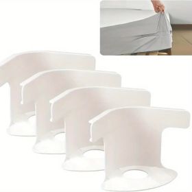 "No-Slip Bed Sheet Clips - Heavy Duty Sheet Holders for Corners, Fits All Mattress Types - Keep Sheets Tight & Secure"